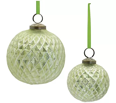 Melrose Textured Glass Ball Ornament (Set of 6)