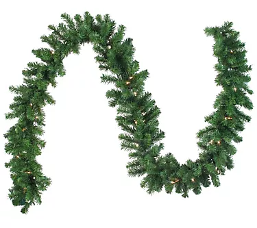 370083-northlight-prelit-oak-creek-pine-artificial-christmas-garland-1.webp