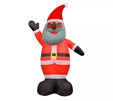 Christmas Time 12-Ft. Tall African American Santa Claus, Preli 1 370100-christmas-time-12-ft-tall-african-american-santa-claus-preli-1.webp