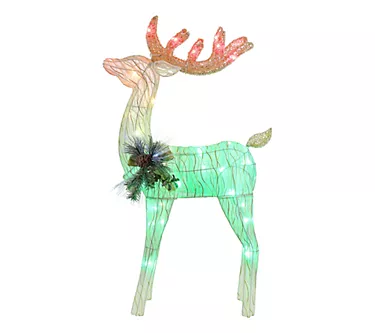 Mr. Christmas 3 ft. Outdoor Animated Fiber-Optic Reindeer 1 370170-mr-christmas-3-ft-outdoor-animated-fiber-optic-reindeer-1.webp