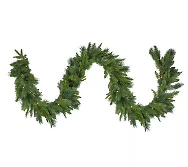 Northlight 9' Mix Rosemary Pine Faux Garland-Clear Lights 1 370210-northlight-9-mix-rosemary-pine-faux-garland-clear-lights-1.webp