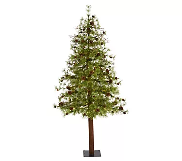 370541-nearly-natural-6-christmas-tree-w-150-clear-led-lights-1.webp