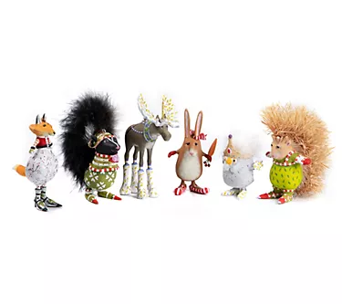 MacKenzie-Childs Woodland Mini Ornament Set