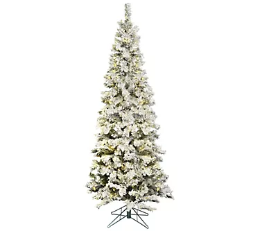 5.5' Flocked Pacific Tree by Vickerman