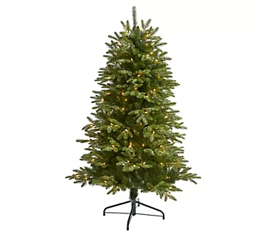 Nearly Natural 5' Snowed Grand Teton Christmas Tree