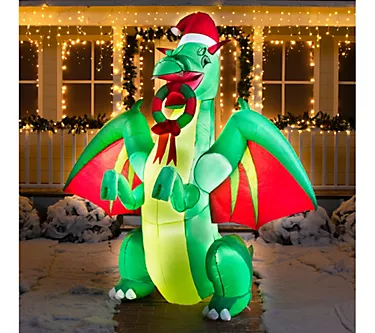 Joiedomi 8 ft Dragon Inflatable Decoration