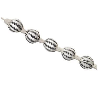 Melrose Fabric Ball String Garland (Set of 2)