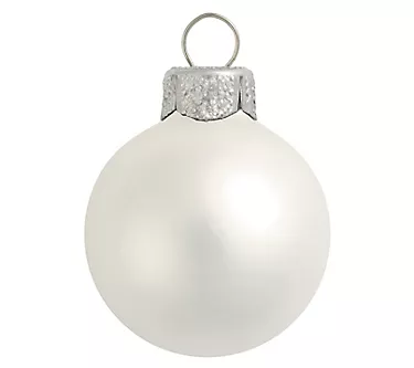 Whitehurst 40-Piece 1.5" Glass Ornament, Frost Finish