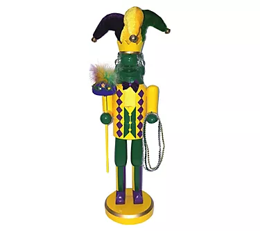 14" Mardi Gras Gator Nutcracker By Santa's Workshop 1 371040-14-mardi-gras-gator-nutcracker-by-santa-s-workshop-1.webp