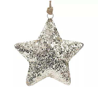 Melrose Mosaic Metal Star Ornament (Set of 4)