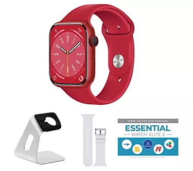 Apple Watch Series 9 41mm M/L GPS Smartwatch w/ Accessories