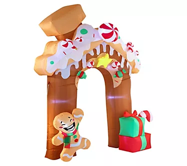 Joiedomi 10' Gingerbread House Archway 1 371200-joiedomi-10-gingerbread-house-archway-1.webp