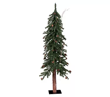 Vickerman 4' Alpine Artificial Christmas Tree, Unlit