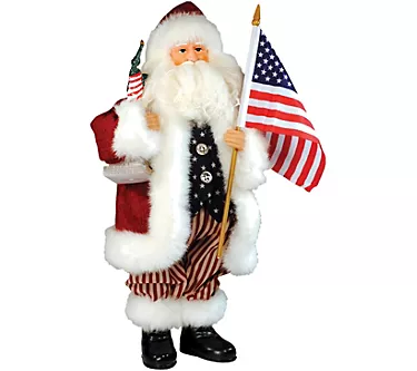 15" American Santa by Santa's Workshop