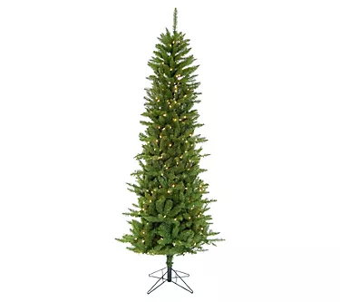 6.5' Prelit Winter Wonderland Slim Green Christmas Tree 1 371224-6-5-prelit-winter-wonderland-slim-green-christmas-tree-1.webp