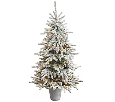 Nearly Natural 6-ft Flocked Long Vermont Pine Christmas Tree 1 371255-nearly-natural-6-ft-flocked-long-vermont-pine-christmas-tree-1.webp