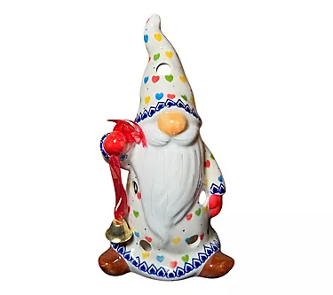 Lidia's Polish Pottery Luminary Gnome