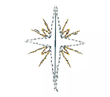 Fraser Hill Farm Giant Outdoor LED Lights, 4' Bethlehem Star