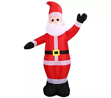 Christmas Time 10-Ft. Pre-Lit Santa Claus Infla table