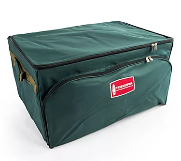 TreeKeeper Three-Tray Ornament Storage Bag w/ Front Pocket