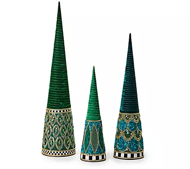371471-mackenzie-childs-set-of-3-emerald-luxe-beaded-trees-1.webp