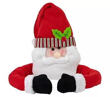 Northlight 27" Plush Santa Claus Christmas TreeTopper  Unlit