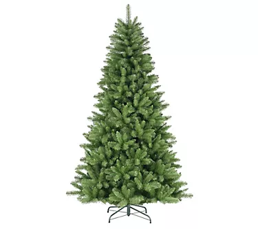 Puleo 7' Unlit Berkshire Fir Artificial Tree 1207 Tips