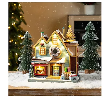 Glitzhome 10"H Lighted Music Christmas Coffee Shop Village 1 371907-glitzhome-10-h-lighted-music-christmas-coffee-shop-village-1.webp