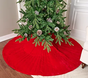 Primrose Hill 72" Tufted Plush Tree Skirt 1 371976-primrose-hill-72-tufted-plush-tree-skirt-1.webp