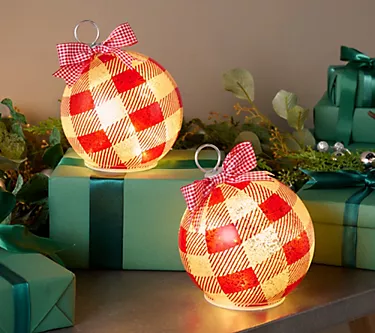 Set of 2 Illuminated Plaid Tabletop Ornaments by Valerie 1 371999-set-of-2-illuminated-plaid-tabletop-ornaments-by-valerie-1.webp