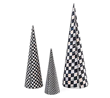 MacKenzie-Childs Courtly Cone Trees, Set of 3 1 372092-mackenzie-childs-courtly-cone-trees-set-of-3-1.webp