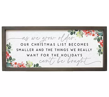 Sincere Surroundings 24" Grow Older Holly Farmh ouse Frame