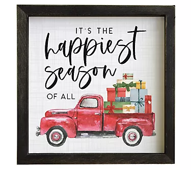 Sincere Surroundings 10" Happiest Season Truck Rustic Frame