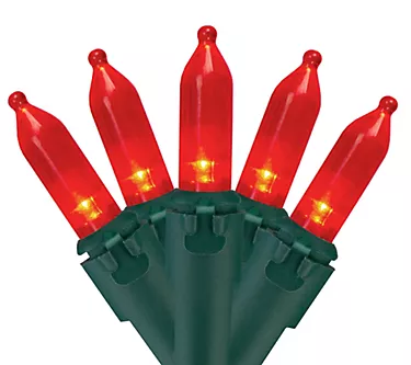 Northlight 100ct Red LED Mini Christmas Lights- 33" Green Wir 1 372188-northlight-100ct-red-led-mini-christmas-lights-33-green-wir-1.webp