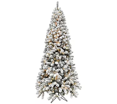 Fraser Hill Farm 6.5 Ft. Flocked Silverton Fir Christmas Tree 1 372266-fraser-hill-farm-6-5-ft-flocked-silverton-fir-christmas-tree-1.webp