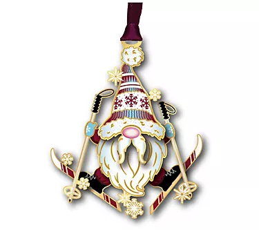 Beacon Designs Ski Gnome Ornament