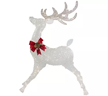 Northlight 56" LED Reindeer w/ Glitter Bow Decoration 1 372376-northlight-56-led-reindeer-w-glitter-bow-decoration-1.webp