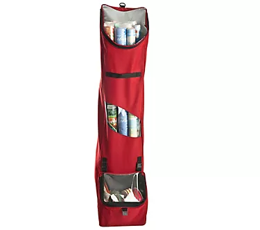 Santa's Bags Hanging Wrapping Paper Storage Bagw/Toolbox