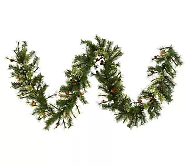 Vickerman 9' Mixed Country Pine Artificial Christmas Garland