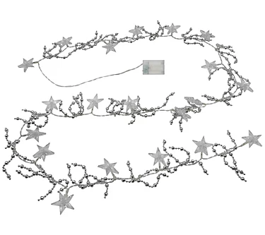 LumaBase Silver String Lights w/ Lighted Stars 1 372517-lumabase-silver-string-lights-w-lighted-stars-1.webp