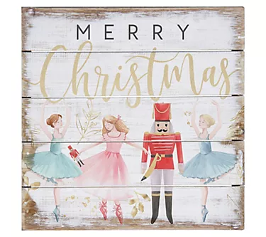 Merry Christmas Nutcracker Pallet Petite Sincere Surroundings