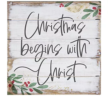 Christmas Begins Pallet Petite by Sincere Surro undings