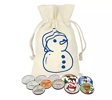 Animal Coins and Holiday Coins in Snowman Sack 1 372870-animal-coins-and-holiday-coins-in-snowman-sack-1.webp