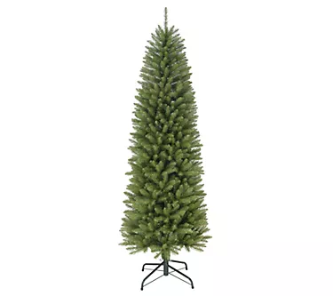 Puleo 6.5' Pencil Fraser Fir Christmas Tree wit h Stand