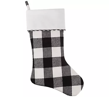 Haute Decor HangRight Buffalo Check 20" Stocking