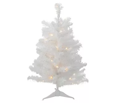 Northlight 3' Battery-Operated Pre-Lit PineArtificial Tree