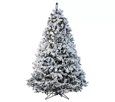 6.5' Flocked Alaskan Tree by Vickerman