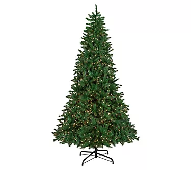 Northlight 9' Pre-Lit Twin Falls Pine Christmas Tree