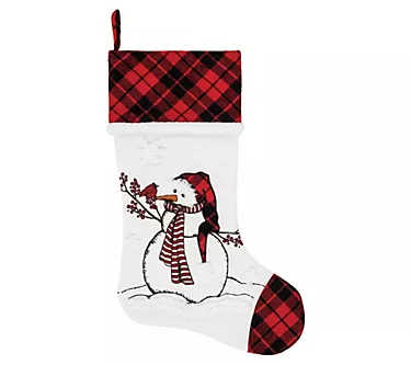 C&F Home Snowman Embroidered Christmas Stocking
