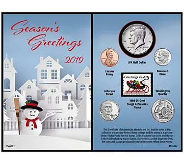 American Coin Treasures Snowman Year To Remember 2019Coin Car